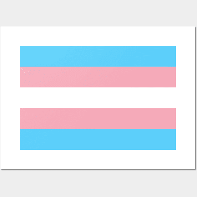 trans pride Wall Art by hangryyeena